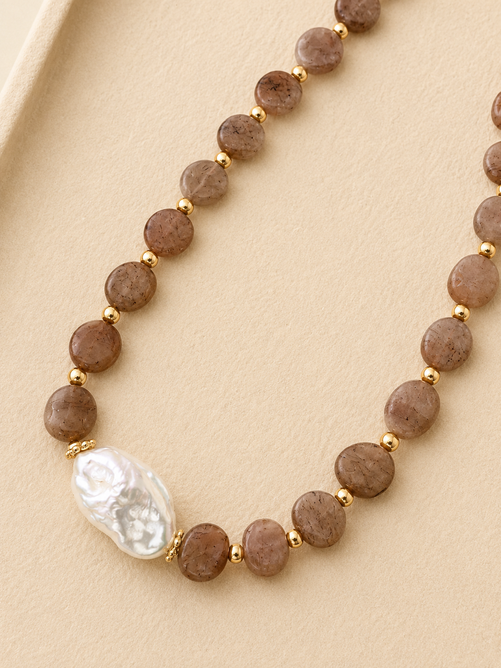 Mocha Pearl Necklace