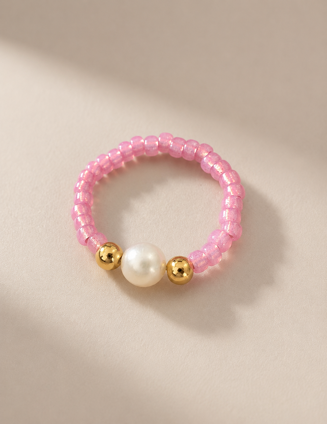 Rose & Pearls Ring