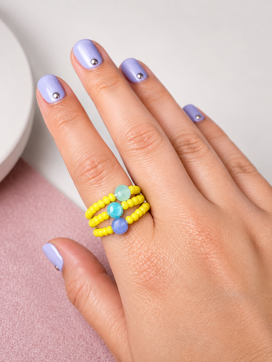 Yellow Elastic Rings