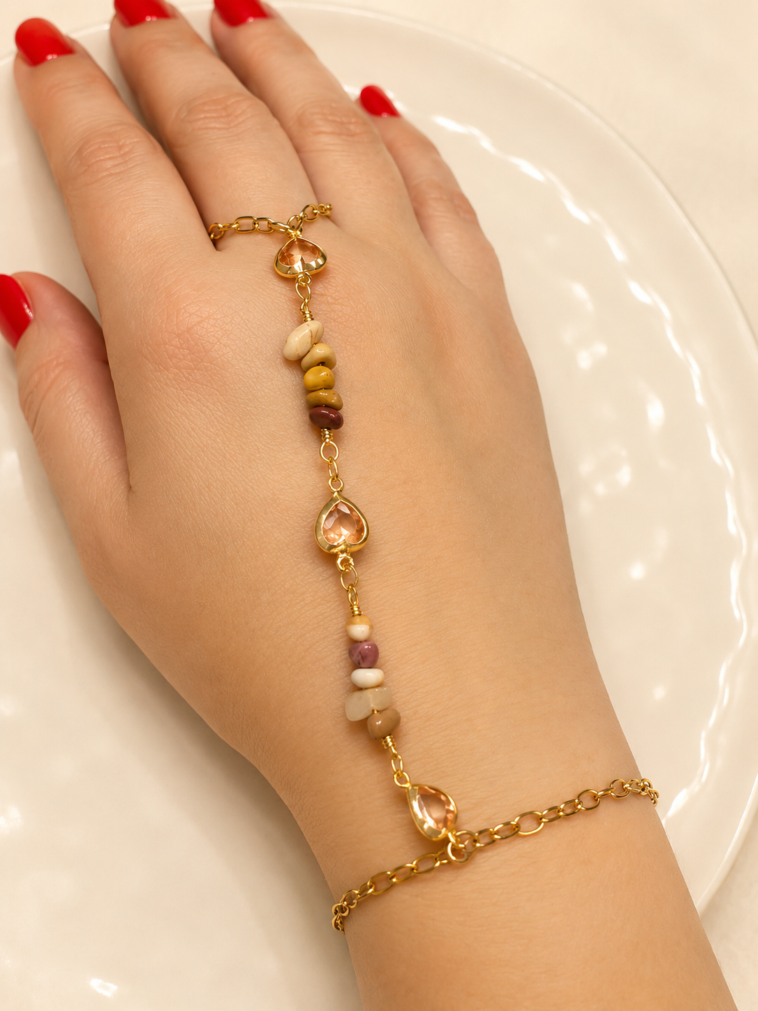 Stone Hand Chain