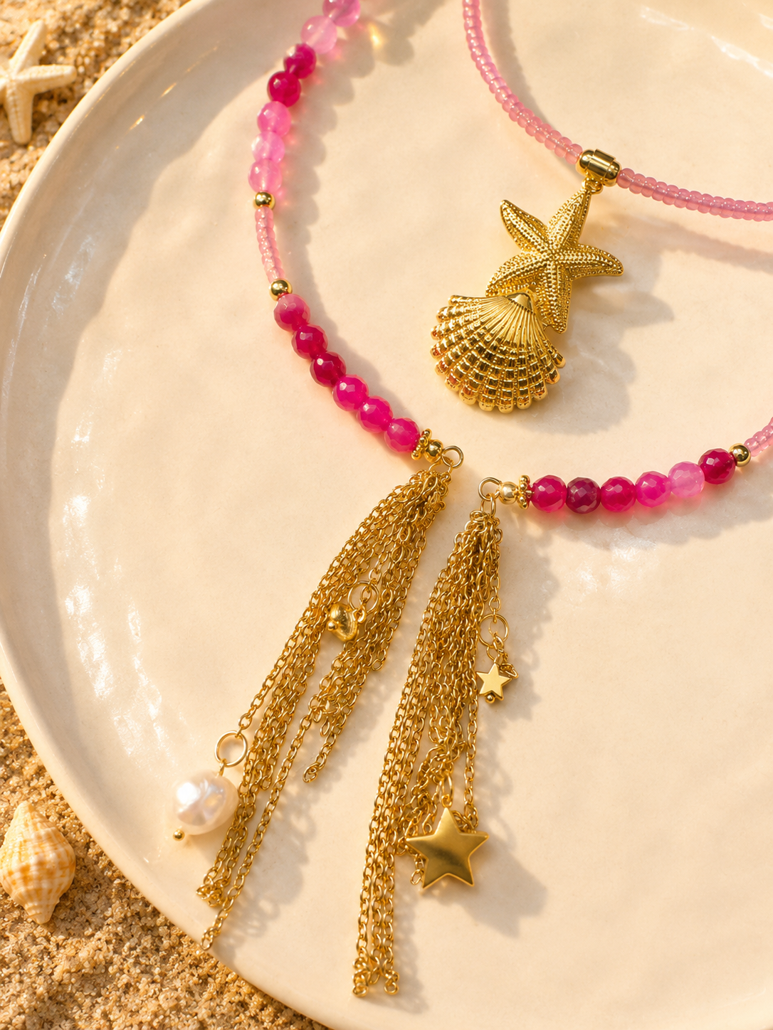 Pink Summer Choker