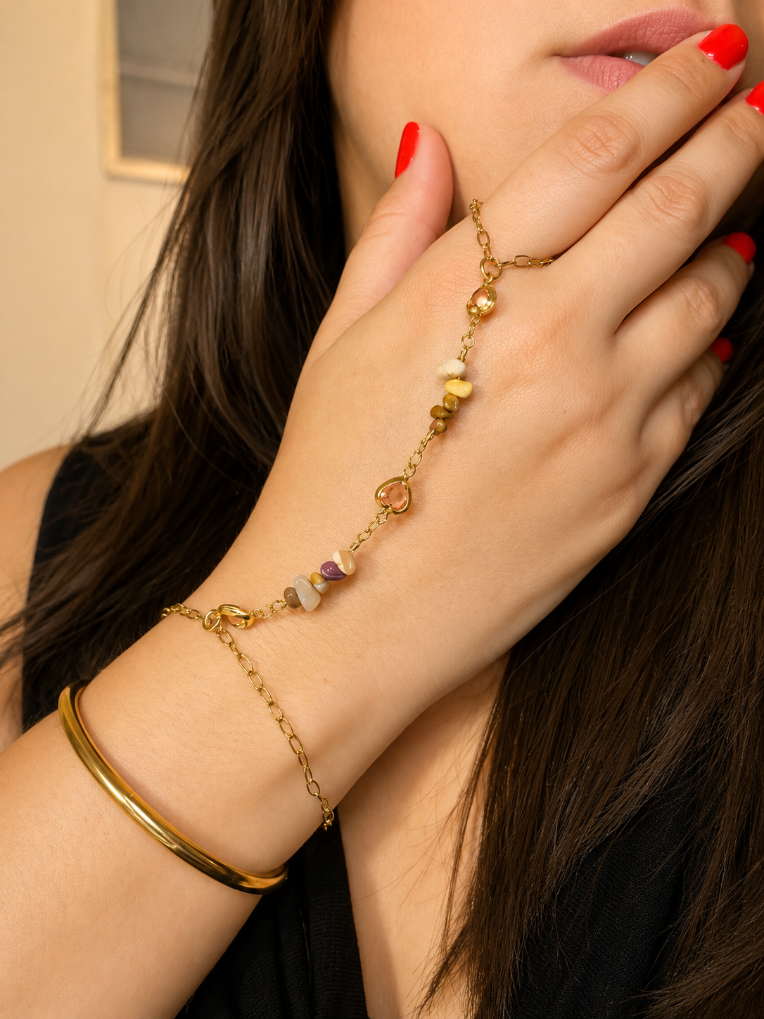 Stone Hand Chain