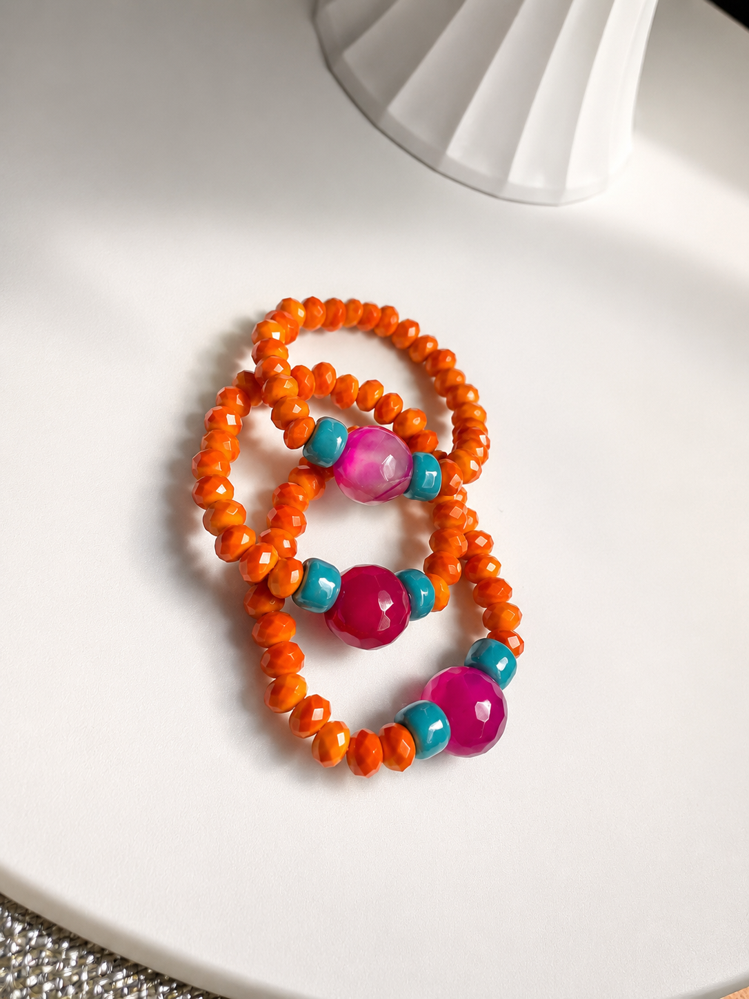 Pink Elastic Rings