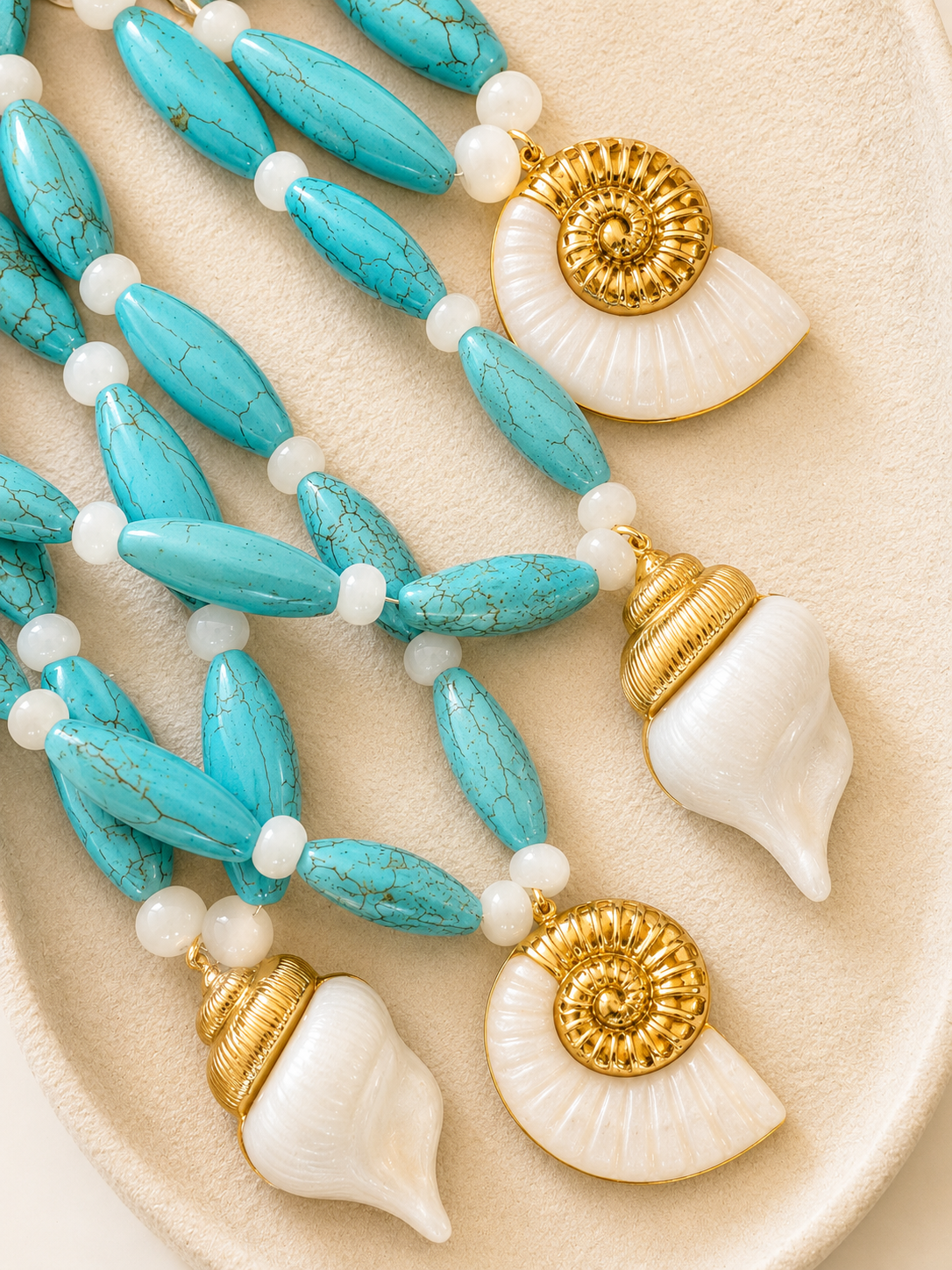 Golden Shell Necklace