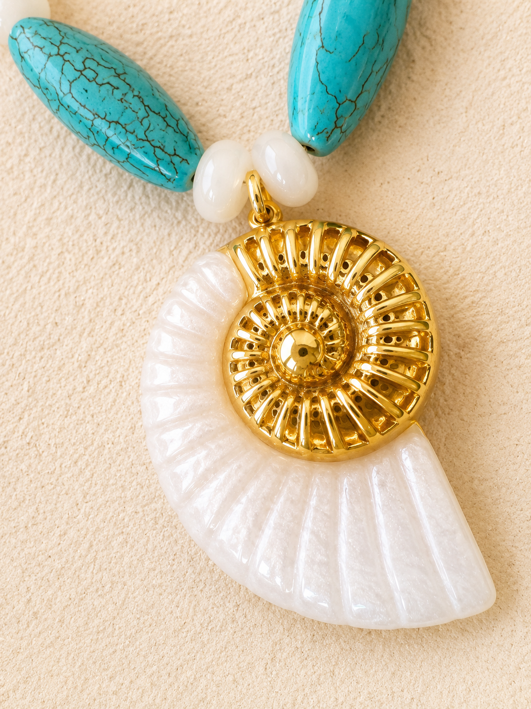Golden Shell Necklace