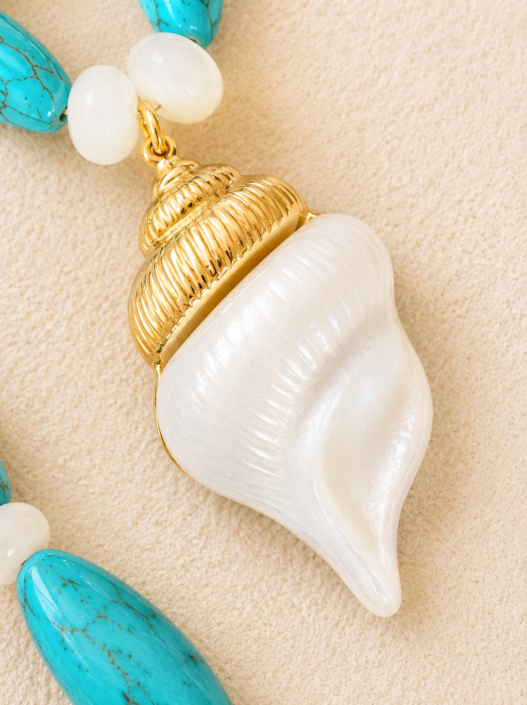 Golden Shell Necklace